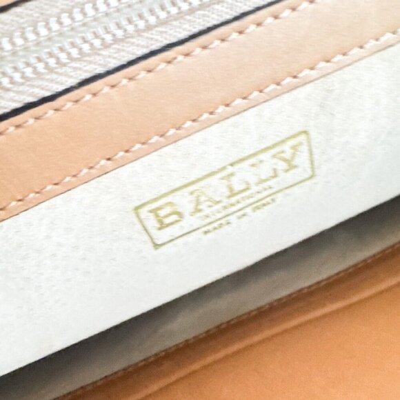 Vintage Bally Light Beige Monogram Office Document Case - Picture 10 of 14